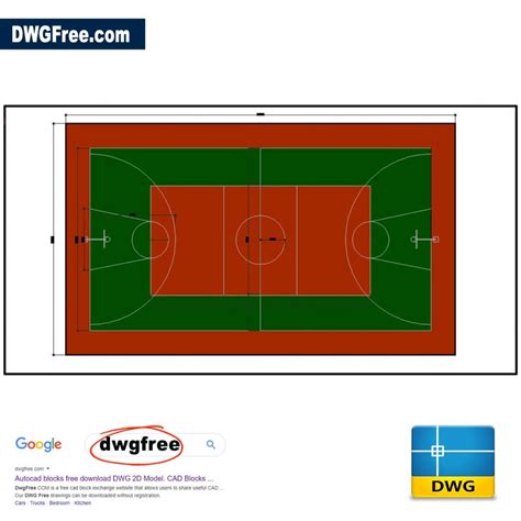 Basketball Court (Dimensions & Free Dwg.) .